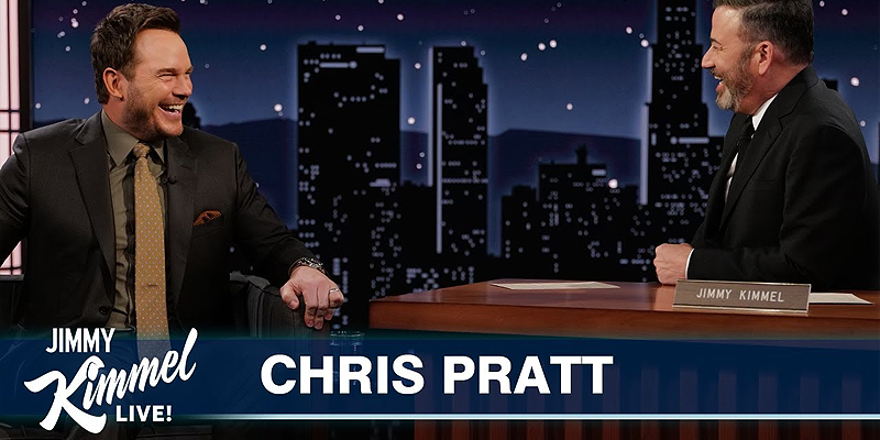 Chris Pratt Fan » Blog Archive » Photos/Videos: Jimmy Kimmel Live